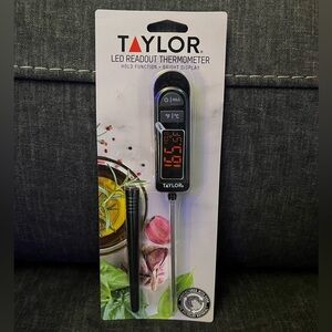 Taylor Digital LED Kitchen Meat Cooking Thermometer w| batteries NEW